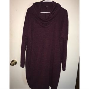 Burgundy Sweater Dress